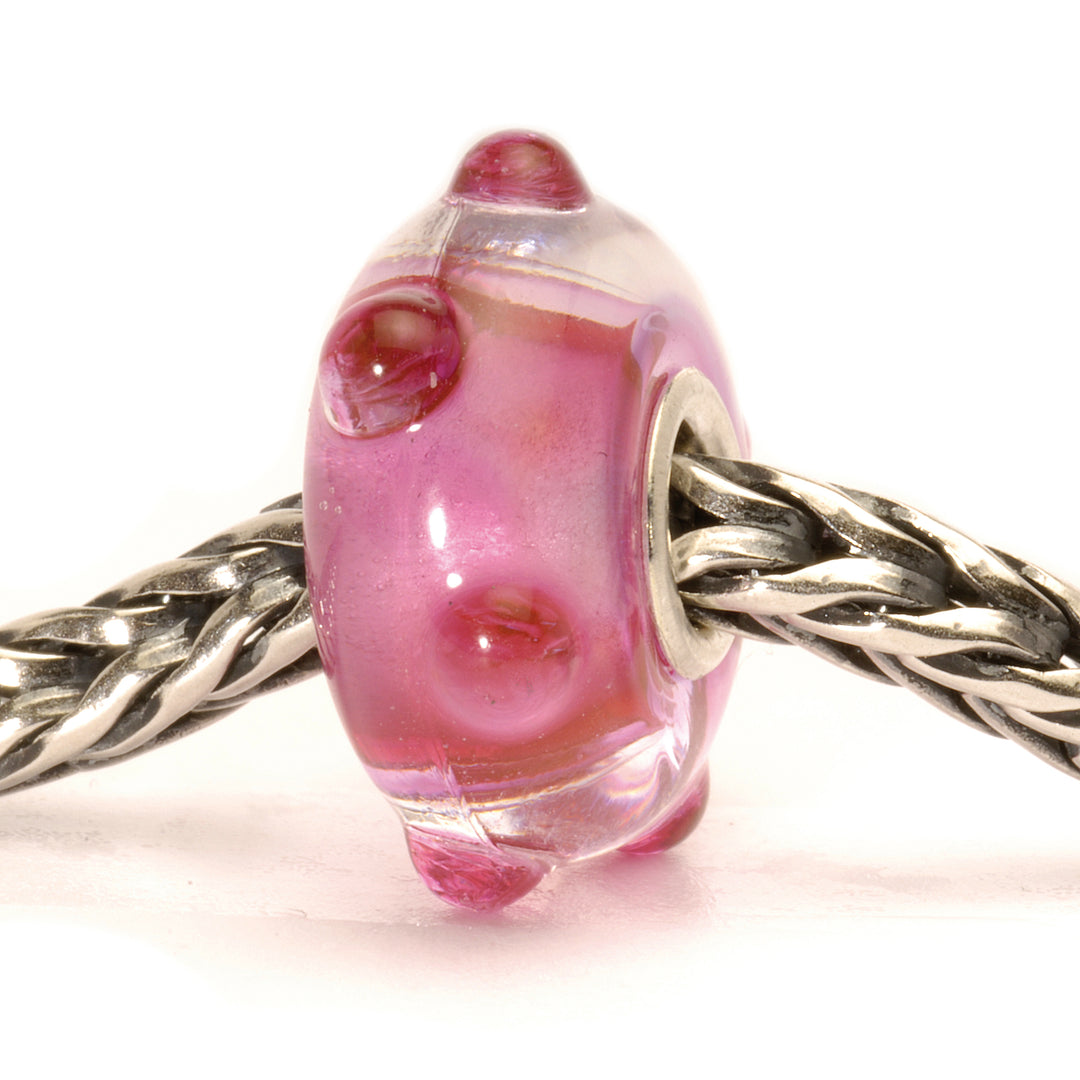 Pink Bud Bead by Trollbeads. Classic Beads.