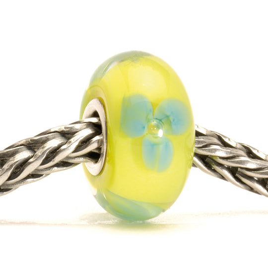 Turquoise Flower Bead by Trollbeads. Classic Beads.