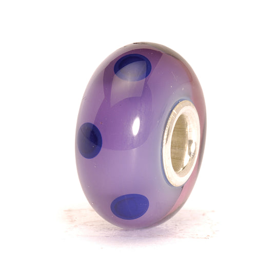 Purple Dot Bead - Trollbeads