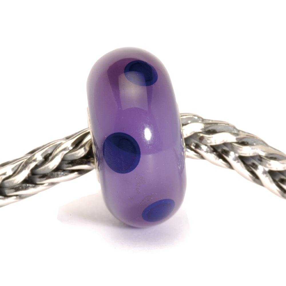 Purple Dot Bead - Trollbeads