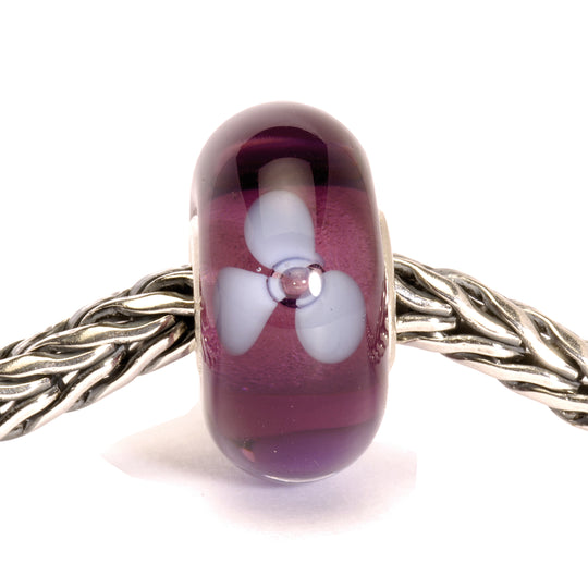 Purple Flower Bead by Trollbeads. Classic Beads.