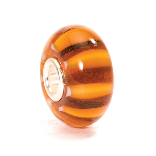 Brown Stripe Bead by Trollbeads. Classic Beads.