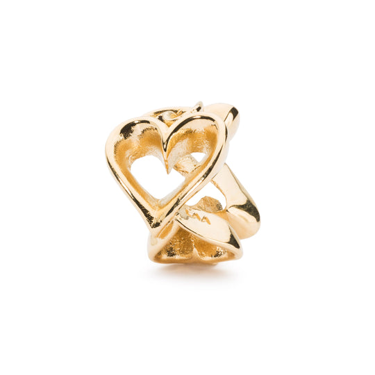 Hearts Galore, Gold by Trollbeads. Classic Beads.