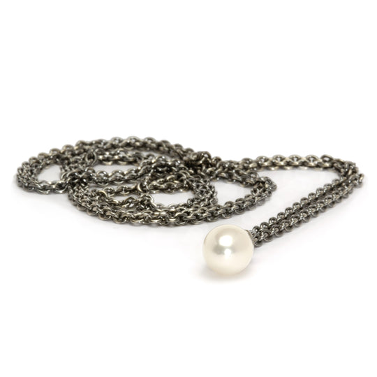 Fantasy Necklace With White Pearl by Trollbeads. Necklace.