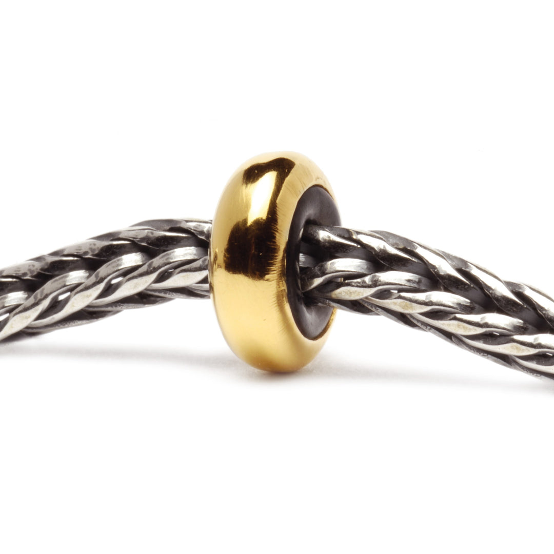 Gold Spacer, by Trollbeads. Spacer.