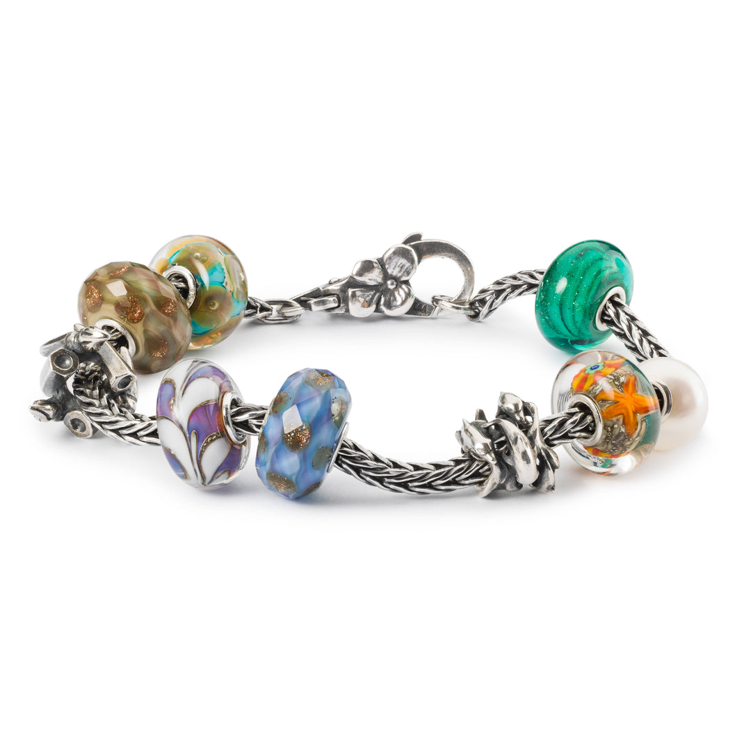 Caramel Desire Bead by Trollbeads. Faceted Beads.