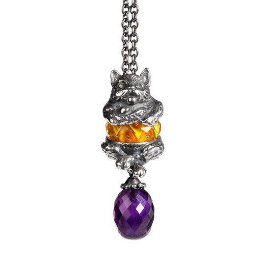 Fantasy Cat Pendant by Trollbeads. Pendant.