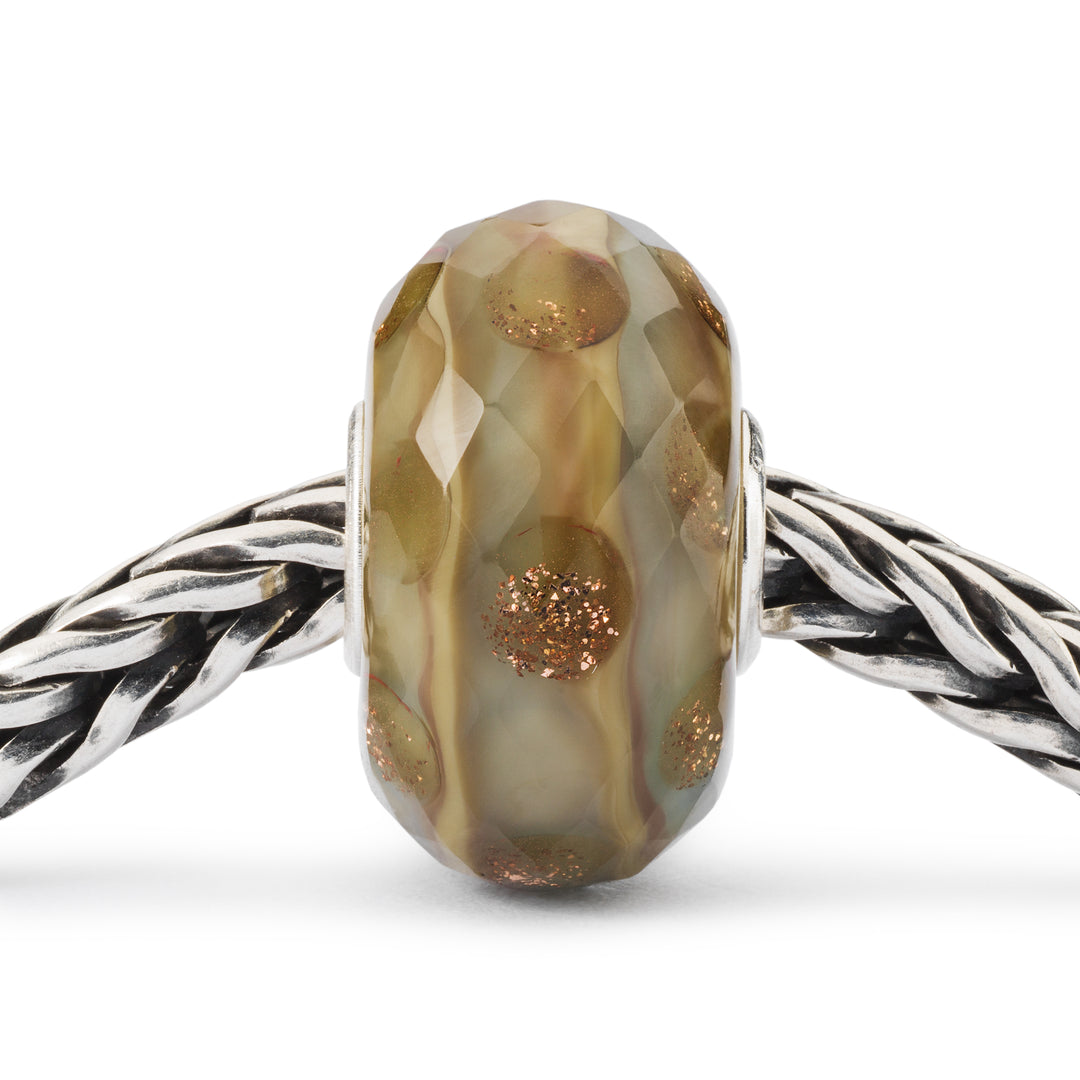 Caramel Desire Bead by Trollbeads. Faceted Beads.