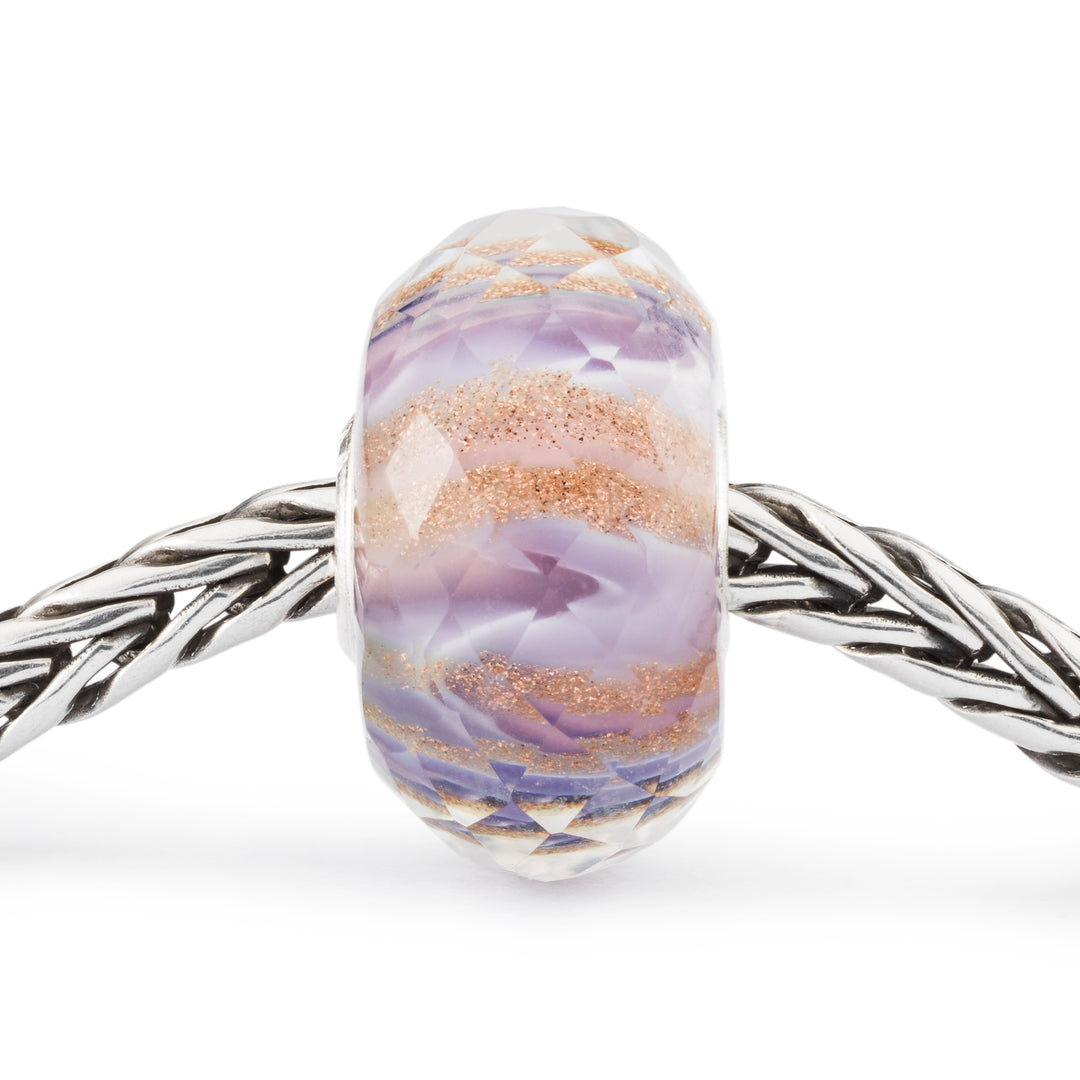 Lilac Melody Bead by Trollbeads. Faceted Beads.