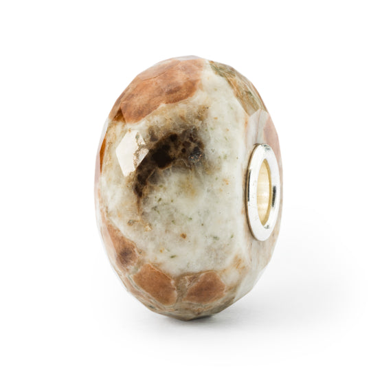 Garnet Feldspar Bead by Trollbeads. Faceted Beads.