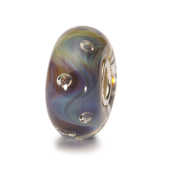 Universal Azure Bubbles Bead by Trollbeads. Classic Beads.