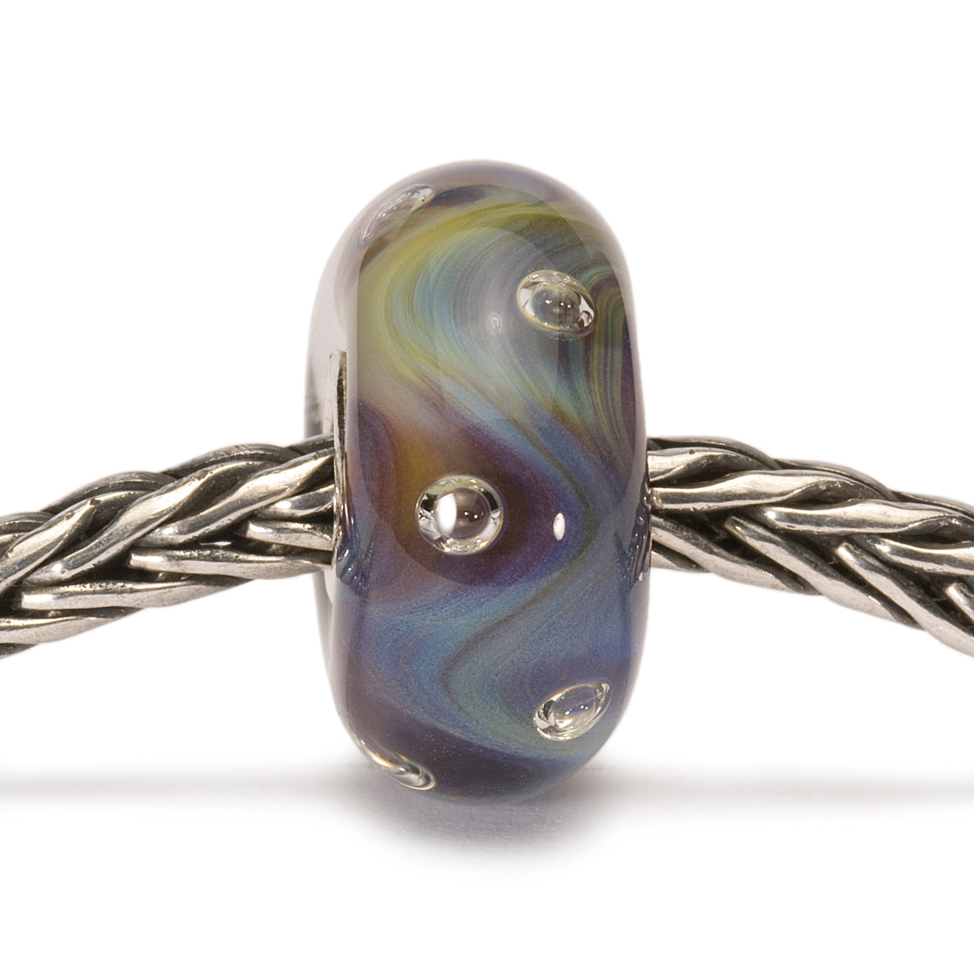 Universal Azure Bubbles Bead by Trollbeads. Classic Beads.