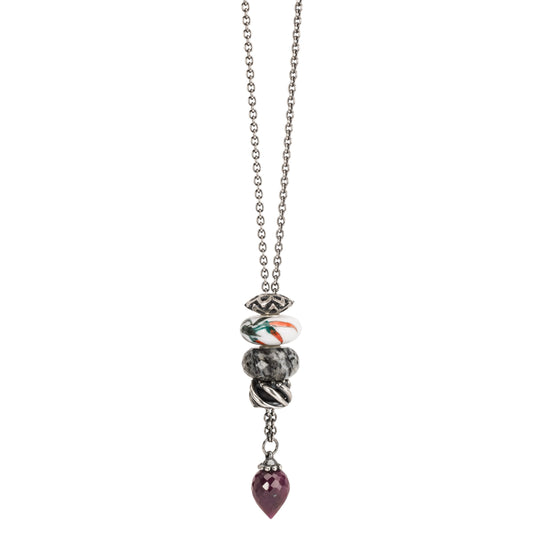 Fantasy Necklace with Ruby by Trollbeads. Necklace.