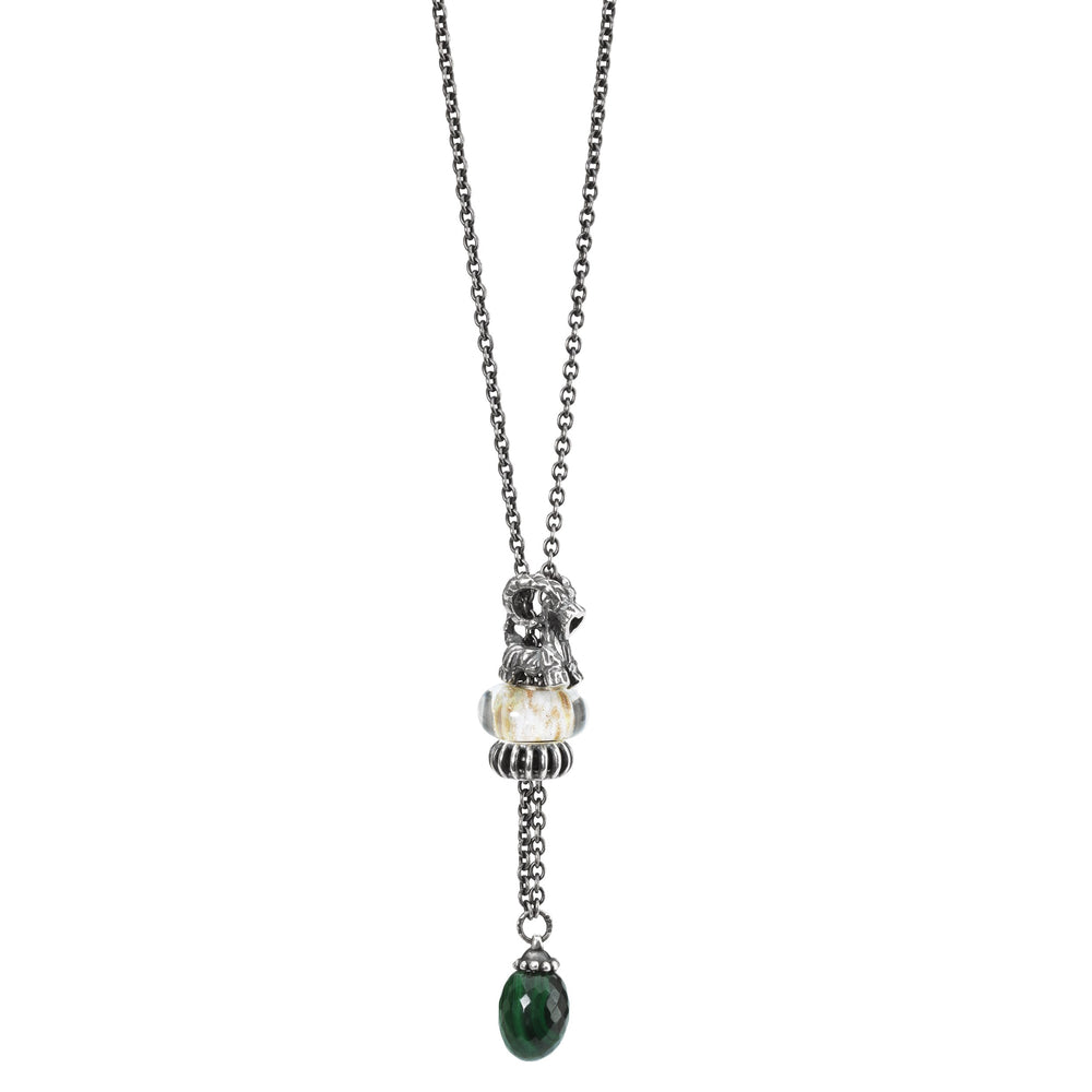 Fantasy Necklace with Malachite by Trollbeads. Necklace.