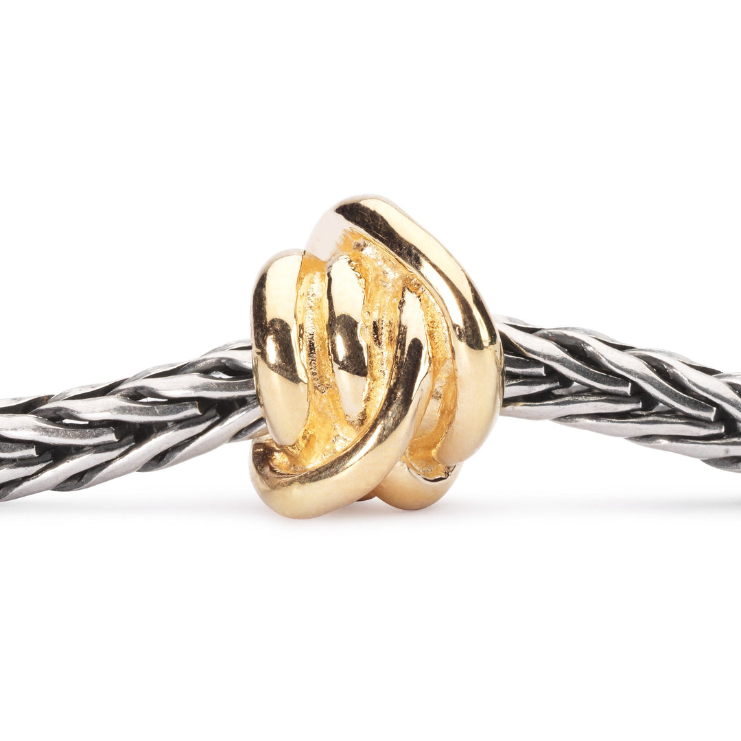 Lucky Knot, Gold by Trollbeads. Classic Beads.