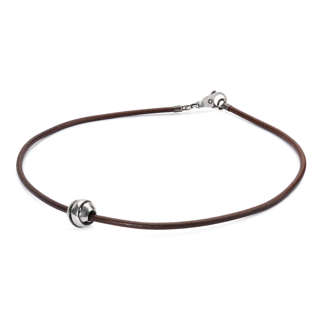 Leather Necklace, Brown by Trollbeads. Necklace.