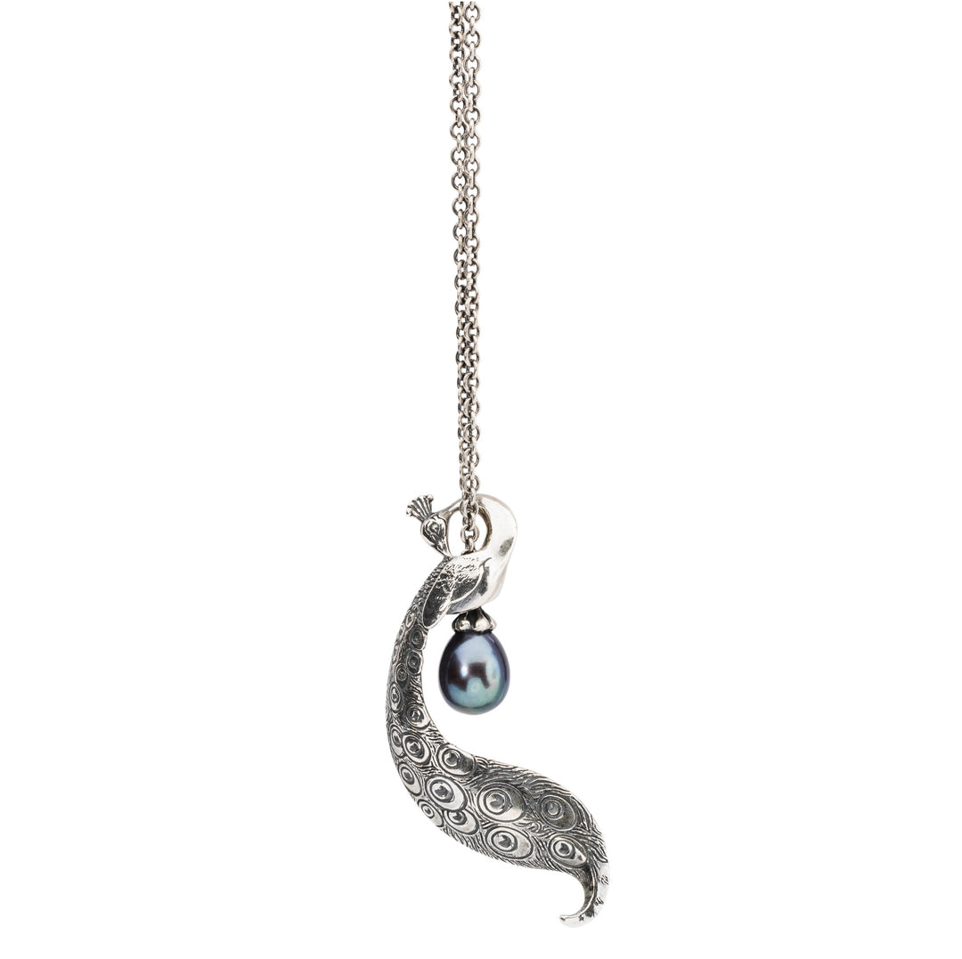 Fantasy Necklace with Peacock Pearl by Trollbeads. Necklace.