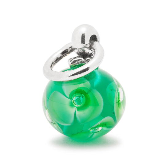 Green Flower Tassel by Trollbeads. Tassel Beads.