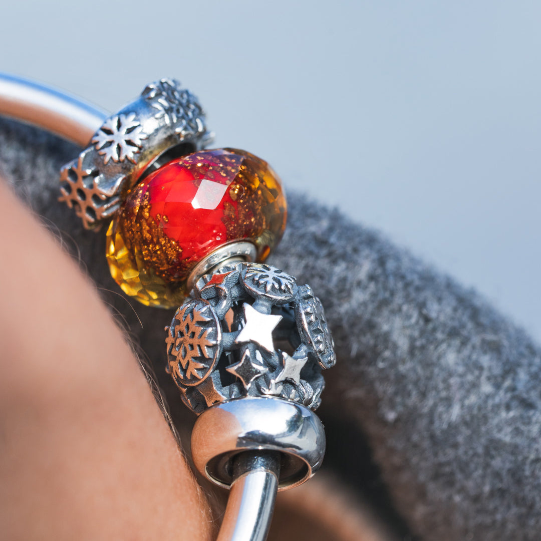 Snow Spacer by Trollbeads. Spacer.